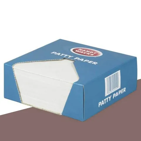 Patty and Fry Paper: Patty Paper